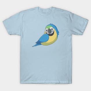 Cute fluffy blue & yellow macaw T-Shirt